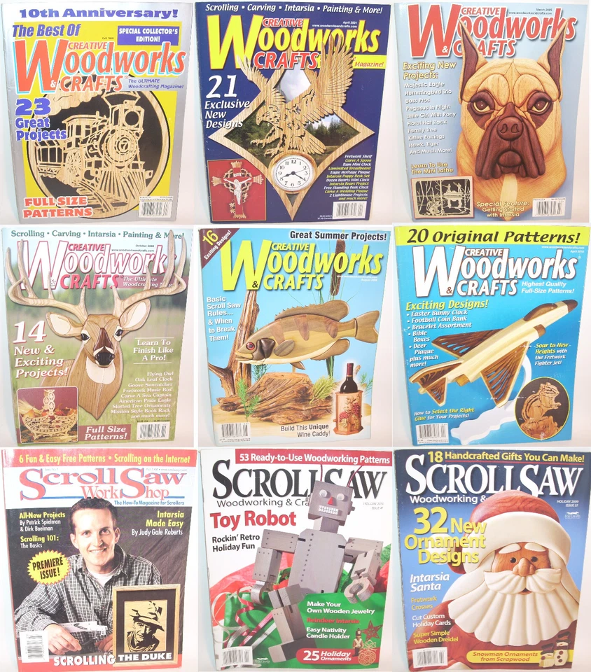 Creative Woodworks & Crafts / Scroll Saw Workshop Magazine [ MULTI-LISTING] - Image 1 of 1