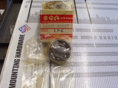 Nuevo de Lote Original Suzuki DR125/200 GS/GZ250 RM250/465 LH Cojinete de rueda delantera 08143-62027!# Foto 1 de 4