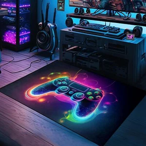 Gaming Rug Gamer Rug for Boys Room Small Game Gamepad Printed Carpets Playroo... - Picture 1 of 6