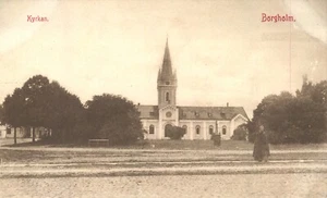 Borgholm Kyrkan Church Öland Sweden Postcard - Picture 1 of 2