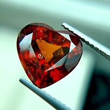 Spessartite Garnet 5.20 ct Natural Loose Gemstone | Heart Orange Red NAMIBIA