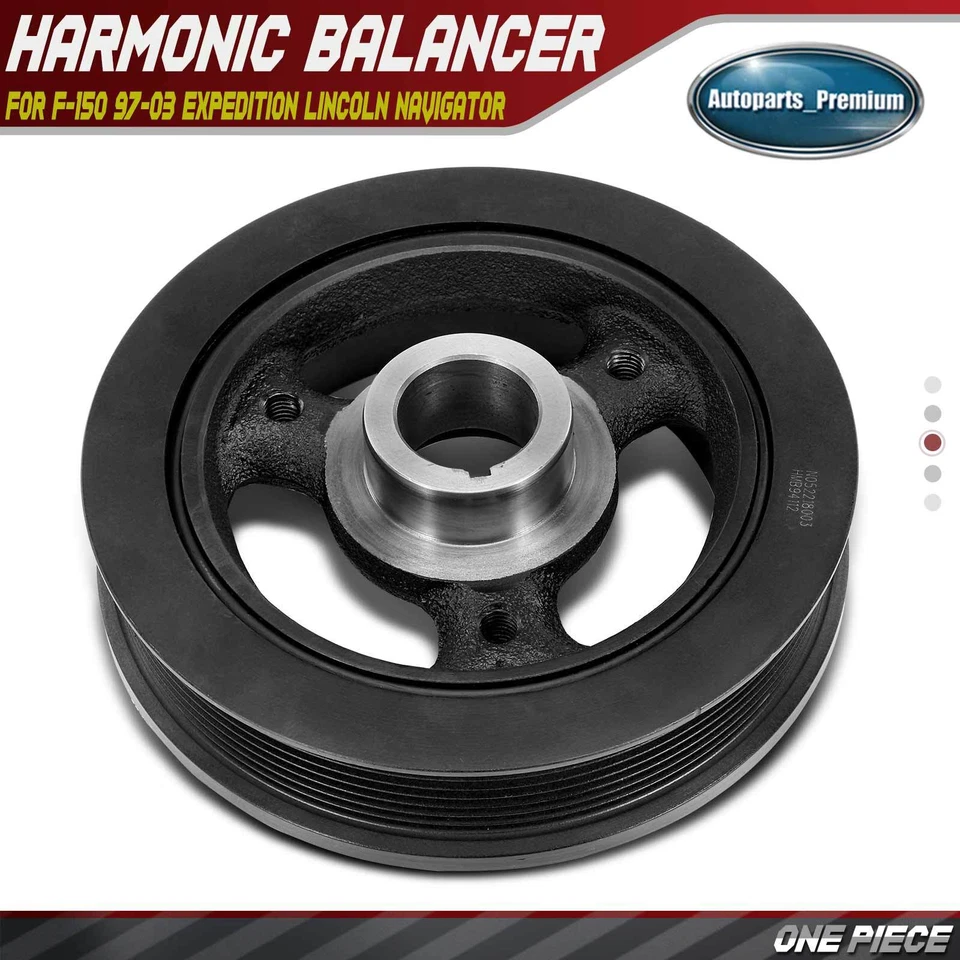 1x Harmonic Balancer for For Ford F-150/250/350 1997-2003 E-150/250/350 Lincoln - Image 1 of 4