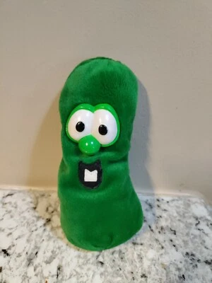 Larry Cucumber 1998 Big Ideas Lyrick Veggie Tales Bean Bag Peluche Foto 1 de 4