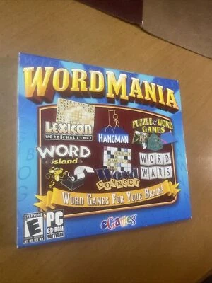 eGames Word Mania PC CD-Rom Software Brand NEW Fast Same Day Shipping - Image 1 of 3