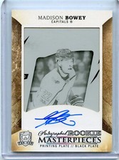 2017-18 The Cup Printing Plates Ultimate Collection Black #75 Madison Bowey AU
