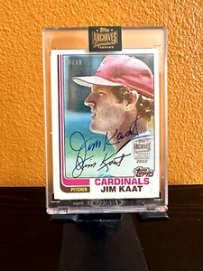 2022 Topps Archives Signature Series Retired Edition Jim Kaat Auto #d /99 - Picture 1 of 2