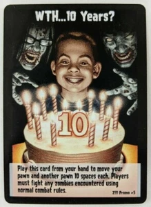 ¡¡¡CON 10 años de zombies!!! Tarjeta PROMO #5 Juego de Mesa Twilight Creations PR5 - Imagen 1 de 2