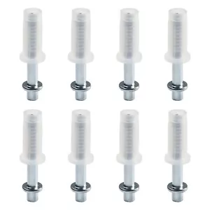 Top perno 8 pezzi pieghevole armadio pieghevole arredamento porta superiore porta perno adattamento perno nylon - Foto 1 di 17