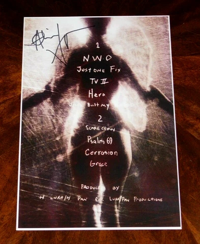 AL JOURGENSEN MINISTRY SIGNED PSALM 69 12X18 POSTER N.W.O.!!! Cover