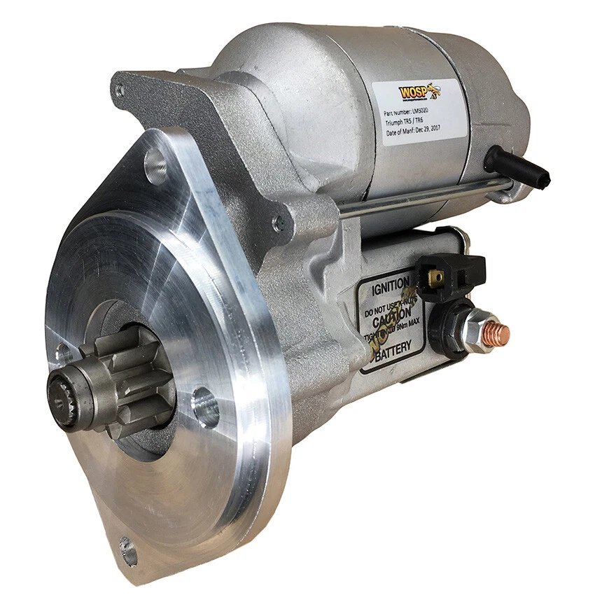 MOTOR DE ARRANQUE OSGR REDUCCIÓN DE ENGRANAJES PARA BOSCH LUCAS TRIUMPH TR250 2,5 L 1968-1974 Foto 1 de 1