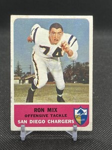 RON MIX 🏈 1962 Fleer #82 | Set Break | San Diego Chargers