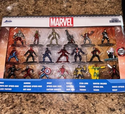 Marvel Nano Metalfigs 20-Pack фигурка литая Jada игрушки новый Железный человек VENOM Drax - Изображение 1 из 4