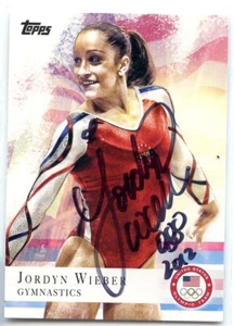 Jordyn Wieber signed autographed 2012 Topps Olympic team AUTO #78 - Picture 1 of 1
