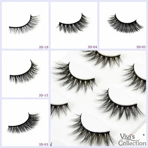 Lashes Natural False Eyelashes Faux Mink 3D Wispy Long Thick Short Cat Eye UK - Picture 1 of 41