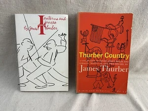 Lot of 2 James Thurber Vintage Paperbacks ~ Lanterns & Lances / Thurber Country - Picture 1 of 13