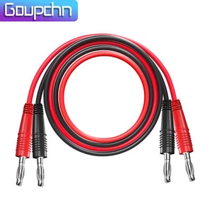 2 PIEZAS RV 4 mm enchufe macho plátano a plátano multímetro prueba cable de plomo 1M - Imagen 1 de 5