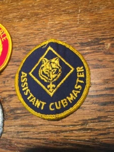 Insignias de mesa redonda BSA Assistant Cubmaster, Cubmaster & Scout - Imagen 1 de 1