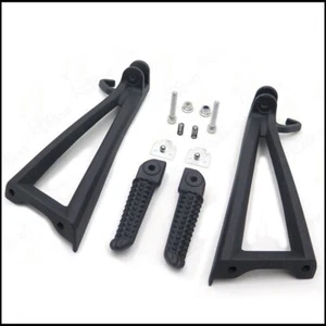 Foot Peg Brackets Mounting Pedals Rear Passenger Fits For Yamaha YZF-R6 06-17 AU - Picture 1 of 5