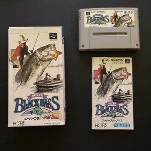 Super Black Bass - Nintendo Super Famicom SNES NTSC-J JAPAN Game w Box & Manual - Picture 1 of 6