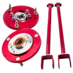 2x Rear Camber Control Arms + Front Camber Plate Pairs For BMW E36 1992-1998 - Picture 1 of 12