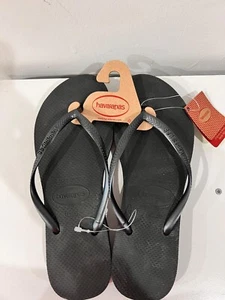 Havaianas Womens Flip Flop Black 37/38 - Picture 1 of 2