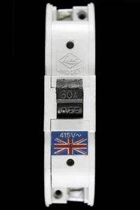 LUPUS 60 AMP MCB CIRCUIT BREAKER MIDGET WHITE - Picture 1 of 6