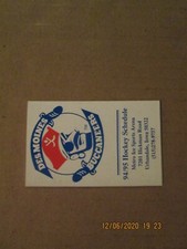 USHL Des Moines Buccaneers Vintage Circa 94/95 Team Logo Pocket Schedule
