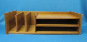 Danish Teak Mid-Century Modern MCM Desk Organizer Made in Denmark - Picture 1 of 11