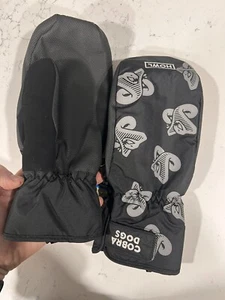 New Howl Lightwweight Mittens Medium Black X Cobra Dogs - Picture 1 of 4