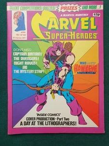 MARVEL SUPER HEROES #384 APRIL 1982 BRITISH MONTHLY UK COMIC - Picture 1 of 6