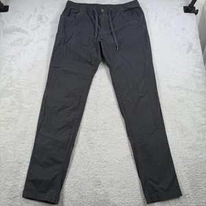 BYLT Pants Mens 2XL 34x34 Black Weekender Ripstop Jogger Drawstring Zip Pocket - Picture 1 of 13