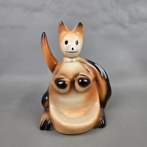 Vintage 1956 Pulp Fiction Fine Ent Inc USA ceramica boxe canguro comò caddy - Foto 1 di 8