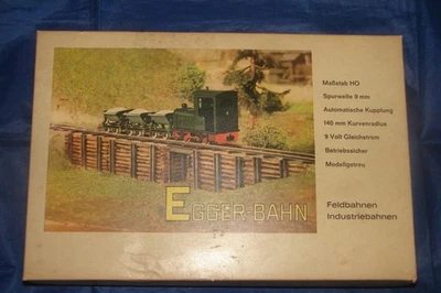 EGGER-BAHN HOe RARE COFFRET 501 WAGONS RAILS TRASFORMATEUR TRAIN ELECTRIQUE - Изображение 1 из 4