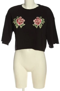 H&M DIVIDED Camisa tejida Mujeres Talla EU 36 negro-rosa-verde look casual - Imagen 1 de 5