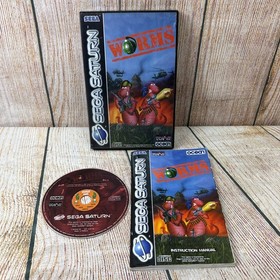 Worms Sega Saturn Complete With Manual (PAL)