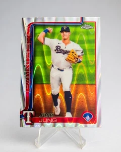 2025 Topps Chrome -Josh Jung Ray Wave Refractor #220 - Picture 1 of 2