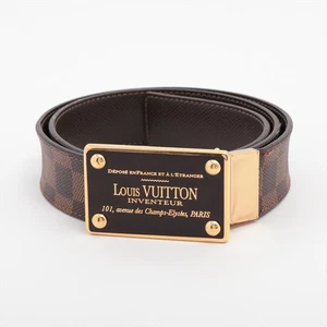 Louis Vuitton M9677 Sanctur en Ventour CA0089 Cintura 85 PVC Marrone - Foto 1 di 5