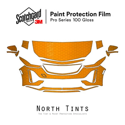Cadillac CT5 Sport 2020-2024 3M PRO Series PreCut Paint Protection Clear Bra PPF - Image 1 of 4
