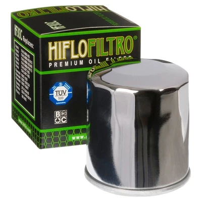 HiFlo Oil Filter-Chrome for 2003-2005 Yamaha RX10MS RX-1 Mountain LE Snowmobile - Image 1 of 2