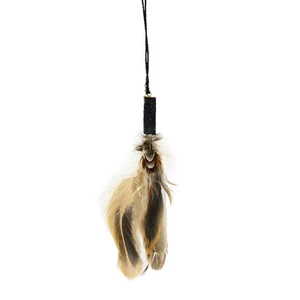 Melrose 13.5" Brown and Black Decorative Pheasant Feather Ornament - Imagen 1 de 1