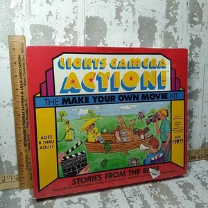They Make Your Own Movie Kit Stories From The Bible Game 1988 Sealed - Imagen 1 de 10