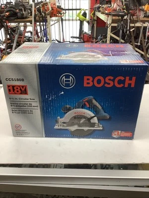 New BOSCH CCS180B 18V Li-Ion Cordless 6-1/2" Circular Saw - Tool Only 9761 - Image 1 of 4