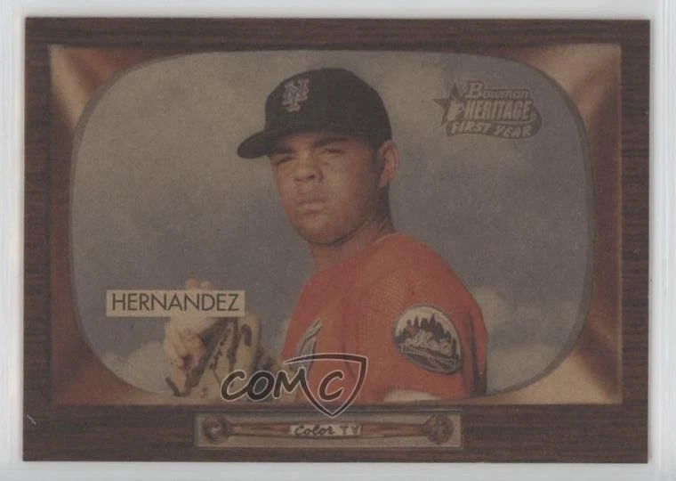 2004 Bowman Heritage Mahogany /25 Gaby Hernandez #213 Rookie RC - Image 1 of 2