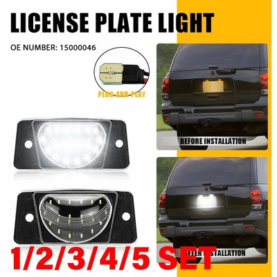 Conjunto de luces de matrícula LED para Oldsmobile Bravada 15000046 2002-04 1-5SET Foto 1 de 4