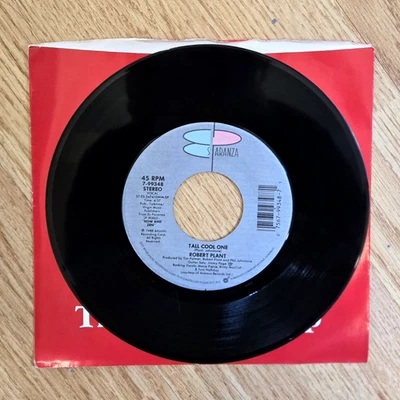 Robert Plant 45- Tall Cool One, White Clean And Neat- 1988 - Image 1 of 4