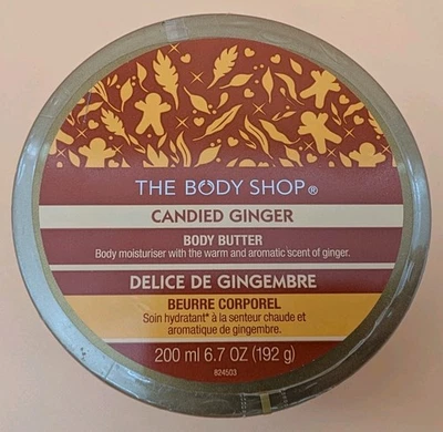 The Body Shop Candied GingerBody Butter Cream FOR DRY SKIN Vegan 6.7oz NEW - Image 1 of 4