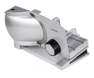 Nueva rebanadora de alimentos eléctrica Silvercrest - plateada🔥✅🆕🥪🥩🥓🍞🥖 - Imagen 1 de 5