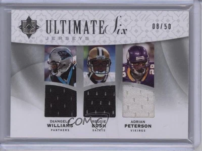 2009 Ultimate Collection Six Jerseys /50 DeAngelo Williams Reggie Bush #6J-27 - Image 1 of 2