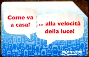 G 2621 1123 C&C 4722 Gebrauchte Telefonkarte Glasfaser Telecom Italien 2016 - Bild 1 von 2