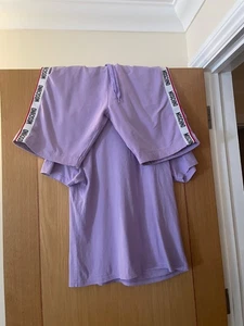 Moschino Shorts & Top Set mens large purple/lilac - Picture 1 of 10